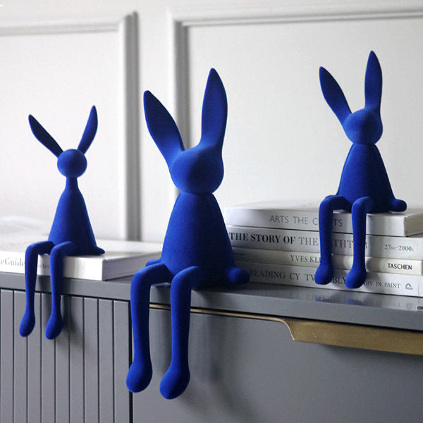 Klein Blue Rabbit Decor