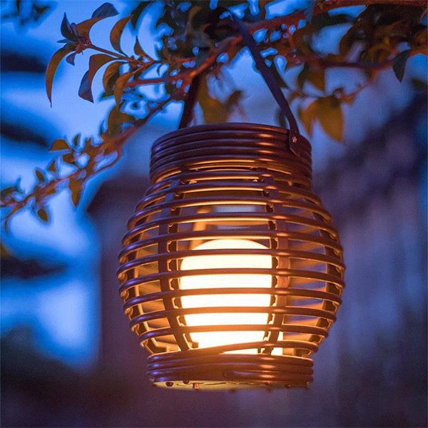 Solar-Powered Outdoor Hanging Lantern