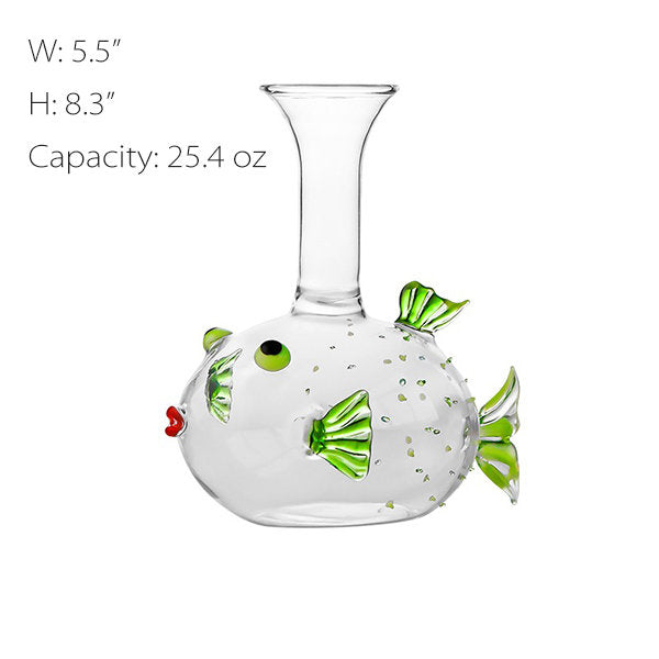 Creative Decanter - Glass Ocean-Inspired - Pufferfish - Octopus - Enhance Wine Flavor