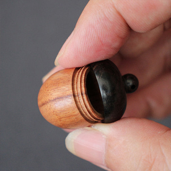 Portable Mini Acorn Pill Box - Carry Medicine On The Go - Ideal for Travel