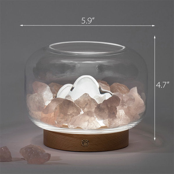 Seasonal Aromatherapy Night Light Diffuser - Soft Ambient Lighting - Mountain Landscapes