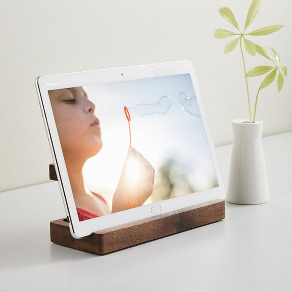 Wooden Multifunctional Pen Holder - Phone Stand - Desk Organization