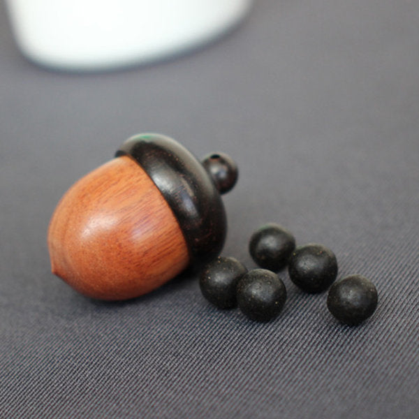Portable Mini Acorn Pill Box - Carry Medicine On The Go - Ideal for Travel