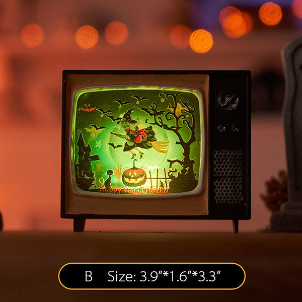 Halloween TV-Inspired Lamp - Spooky Lighting - Vintage Décor - Spooky Ambience