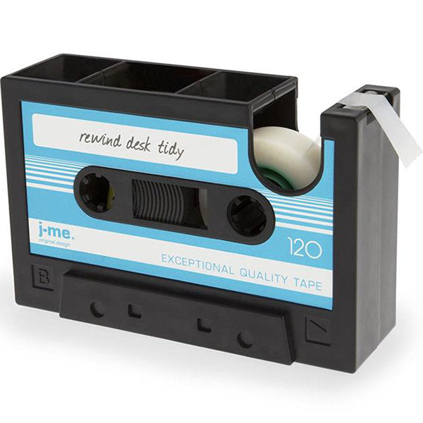 Retro Cassette Tape Multifunctional Pen Holder - Brown - Blue - Pink - Desk Organization