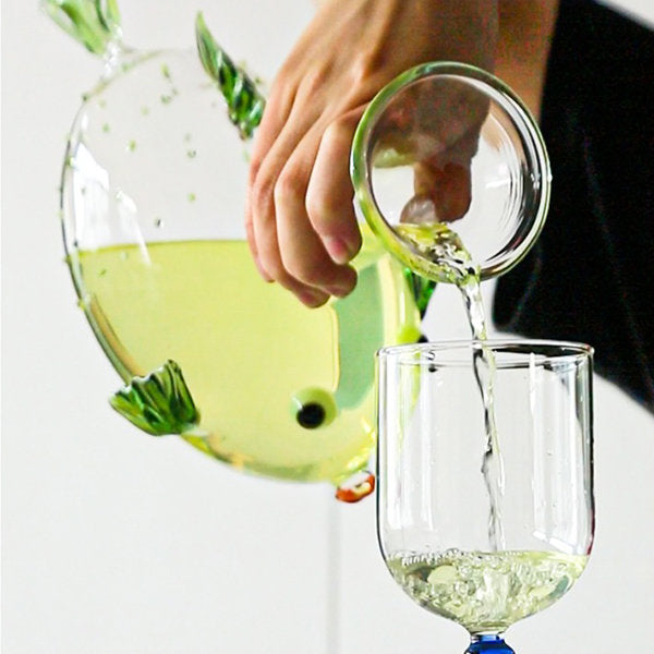 Creative Decanter - Glass Ocean-Inspired - Pufferfish - Octopus - Enhance Wine Flavor