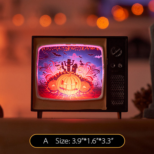 Halloween TV-Inspired Lamp - Spooky Lighting - Vintage Décor - Spooky Ambience