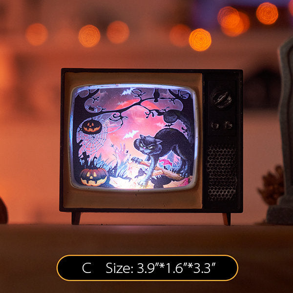 Halloween TV-Inspired Lamp - Spooky Lighting - Vintage Décor - Spooky Ambience