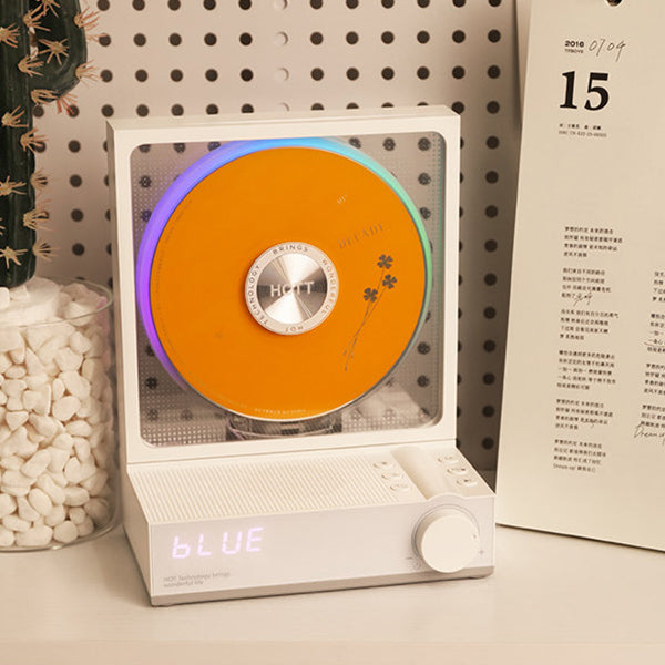 Retro Vinyl-Style CD Player – Vintage Vibes, Modern Sound