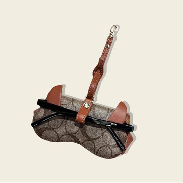 Fashion Sunglasses Storage Case - Faux Leather - Unique & Stylish - Portable & Durable