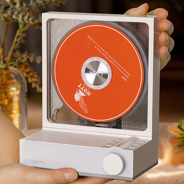 Retro Vinyl-Style CD Player – Vintage Vibes, Modern Sound