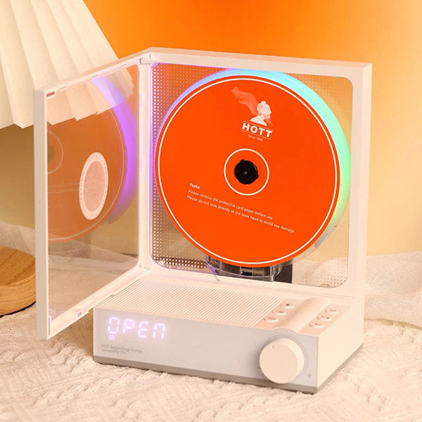 Retro Vinyl-Style CD Player – Vintage Vibes, Modern Sound