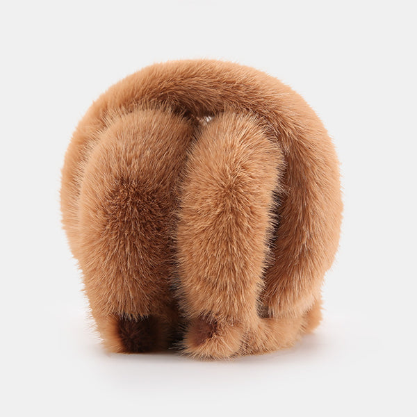 Plush Bear Earmuffs - Soft Faux Fur Winter Warmers - Adorable Design - 2 Style Options