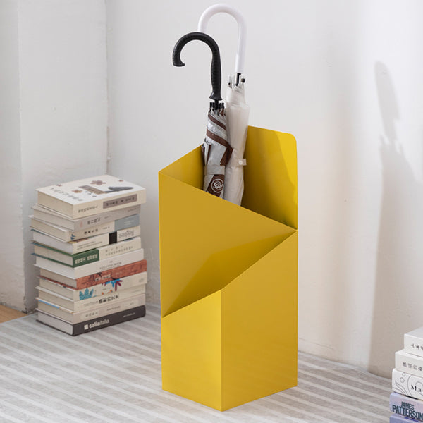 Geometric Metal Umbrella Stand - Five Color Options - Durable and Stylish