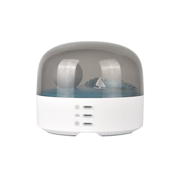 Moon Night Lamp - Ocean Scene Ambient Light - Soothing Glow for Bedrooms - Two Color Options - Decorative Night Light