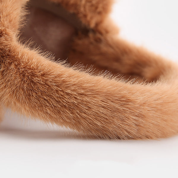 Plush Bear Earmuffs - Soft Faux Fur Winter Warmers - Adorable Design - 2 Style Options
