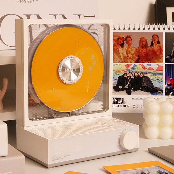 Retro Vinyl-Style CD Player – Vintage Vibes, Modern Sound