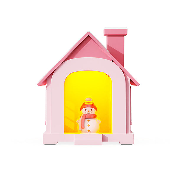Snowy House Humidifier - Decorative Air Moisturizer - 3 Color Options - Plastic Material - Perfect for Home or Office
