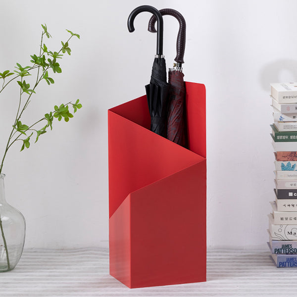 Geometric Metal Umbrella Stand - Five Color Options - Durable and Stylish