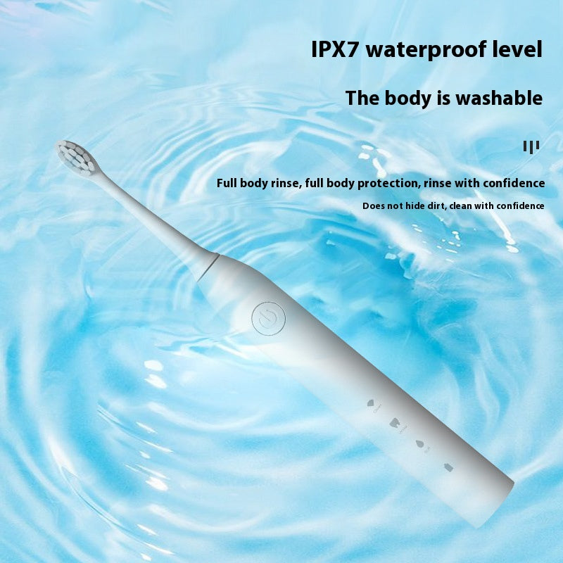 Electric Toothbrush for Adults – 5 Modes – 8 Brush Heads – IPX7 Waterproof – 120-Day Battery