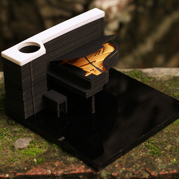 3D Paper Sculpture Sticky Note - Architectural Design - Paper Material - 9 Styles Available