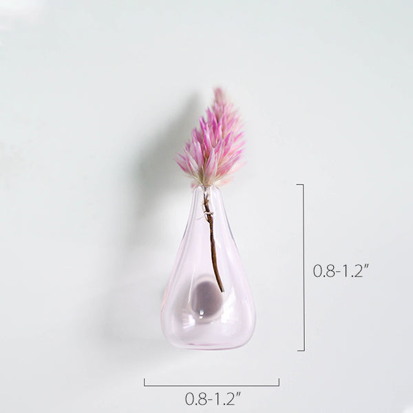 Ceramic and Glass Vase Fridge Magnets - Set of 8 - Minimalist Home Decor - Ideal for Kitchens and Gifts