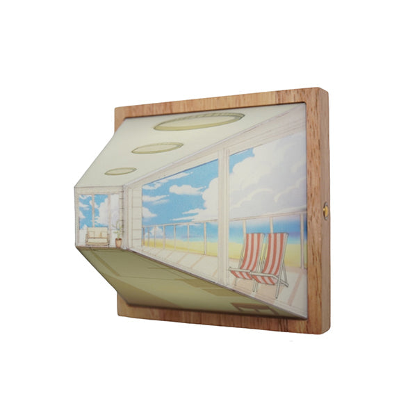 3D Illusion Art Nightlight - Wooden Frame - LED Glow - Mini Gallery Decor - 3 Styles Available