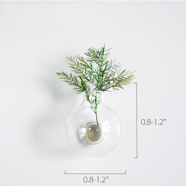 Ceramic and Glass Vase Fridge Magnets - Set of 8 - Minimalist Home Decor - Ideal for Kitchens and Gifts