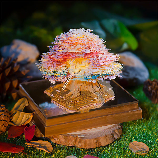 3D Treehouse Note Paper Sculpture