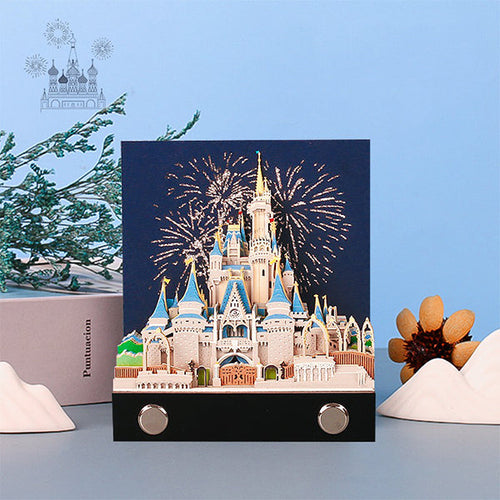 3D Castle Note Paper Sculpture
