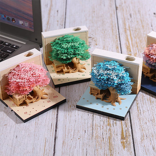 3D Note Paper Sculpture