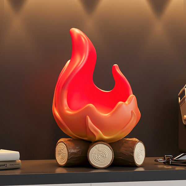 Campfire Storage Organizer - Resin Decorative Tray - Entryway Essentials Holder - Housewarming Gift - Unique Home Decor