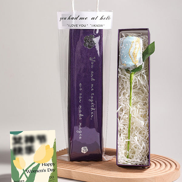 Silk Bouquet Gift Scarf - 100% Mulberry Silk - Elegant and Luxurious - Mother's Day Special