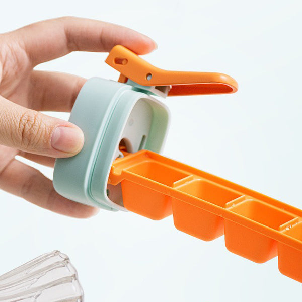 One-Press Ice Cube Tray - Summertime Fresh - User-Friendly Kitchen Tool