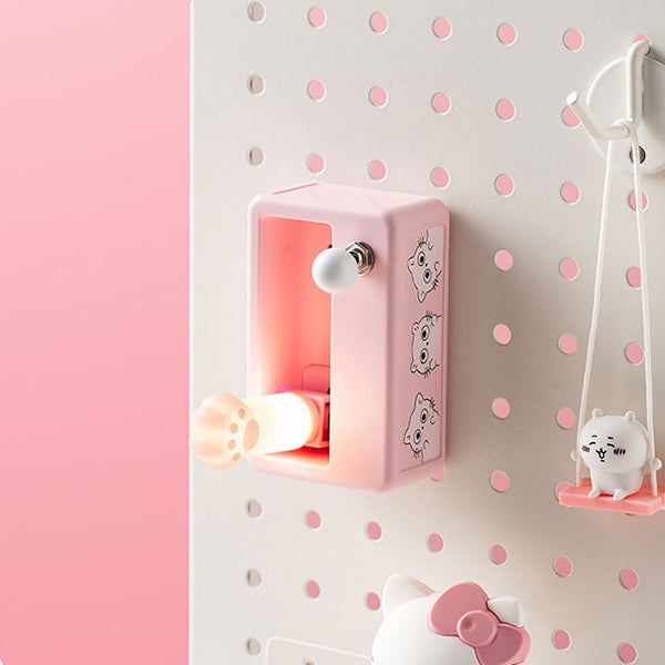 Cat Paw Stress Relief Night Light - Pop-Up Paw Design - USB Rechargeable - Soft Glow Mood Lamp - Cute Bedside Light