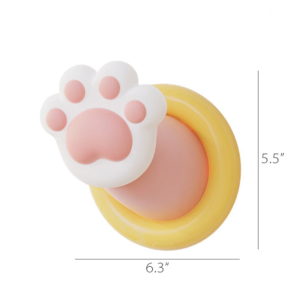 Cat Paw Night Light - Tap-Sensing & Dimmable - Magnetic Silicone Design - USB Rechargeable