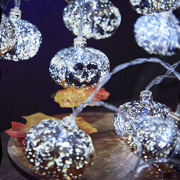 Pumpkin String Lights - Halloween and Party Décor - Set The Spooky Tone - Warm Light