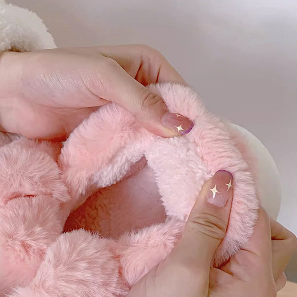 Pink Piggy Slippers - Warm & Cozy - Closed-Heel Design - Three Sizes Available - Perfect for Women